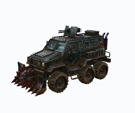 Combat Armor Vehicle 3D Model - Game-Ready Military Tank (.GLB / .GLTF)