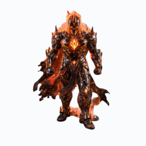 Fiery Warrior Character
