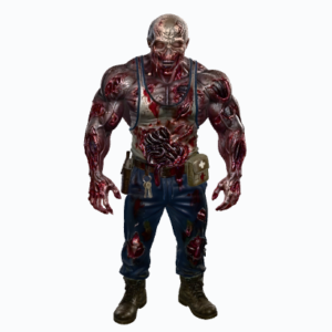 Skull Zombie 3D Model - Game-Ready Undead Creature (.GLB / .GLTF)