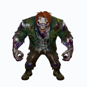 Zombie Monster 3D Model - Game-Ready Low Poly Creature (.GLB / .GLTF)