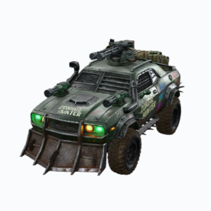 Zombie Hunter Military Off Road Truck - Low Poly 3D Model (.GLB / .GLTF)